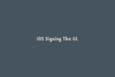 iOS Signing The Ultimate Guide to Apple App Signing